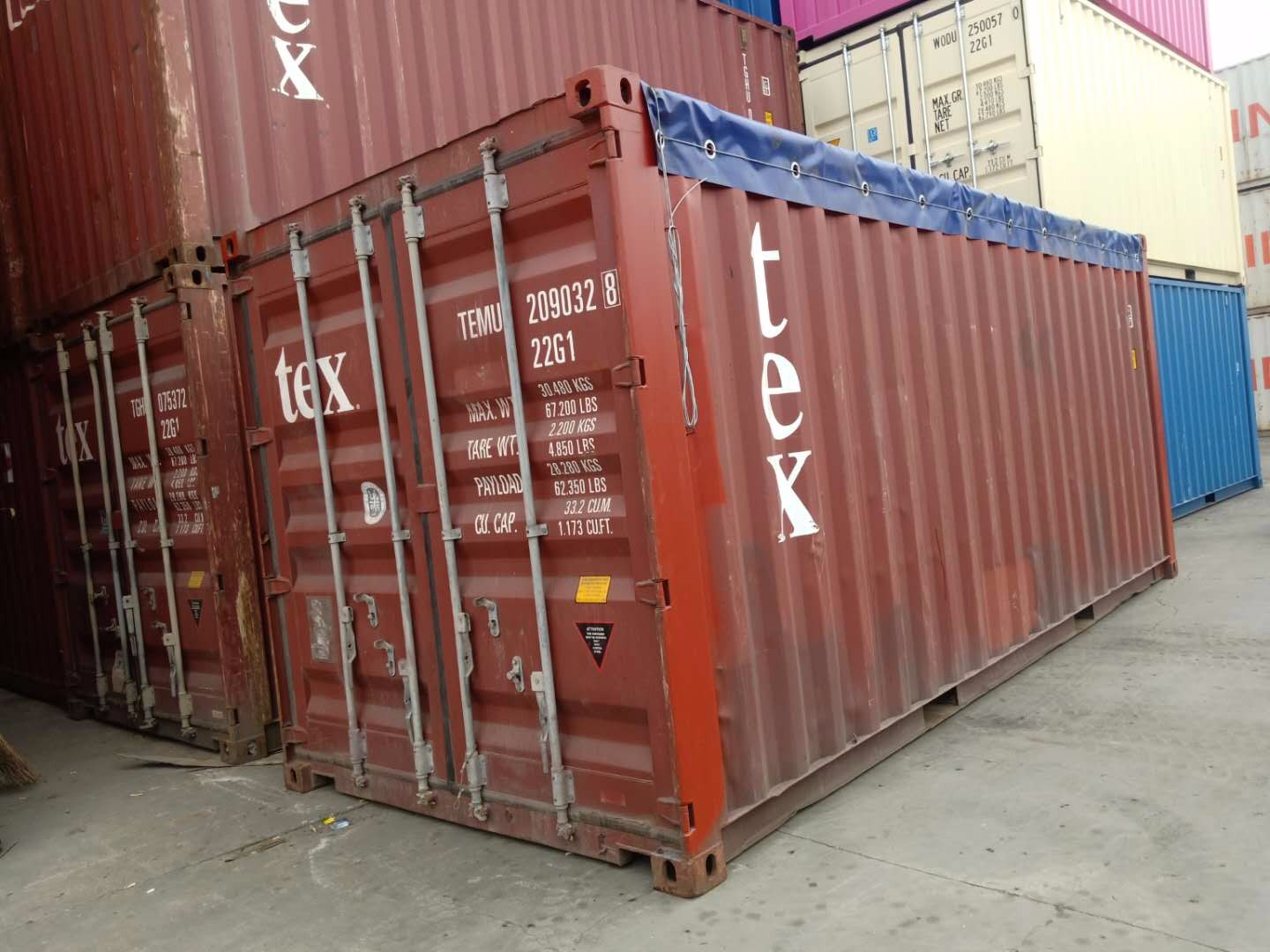 二手集装箱 开顶箱定制 改造 旧货柜港口直销价格公道